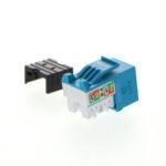 Módulo Keystone Jack  Rj-45 Hembra Cat.6 Sin Blindaje - Tipo 110, Azul Pcgkjc6Tyrjbl
