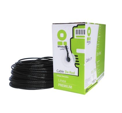 ACCRBT4090_full.jpg Bobina Utp - Cat5E, 305 M, Exterior Con Gel, Negro, Cca, Brobotix 183055 - Image 1