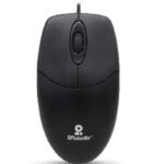 Mouse Básico Usb Brobotix 497202 - Negro, 3 Botones, Alámbrico, Óptico