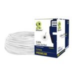 Bobina Utp - Cat6, 100 M, Interior, Blanco, Cca, En Caja Protectora, C/Tubo Despachador, Metreada, Ideal P/ Red / Cctv, Brobotix 6006788