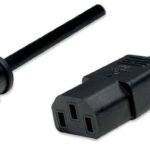 Cable De Alimentación Estándar Para Pc Manhattan - Macho/Hembra 1, 8 M, Negro.