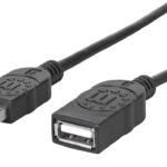 308519 Cable Usb-A V2.0 Ext. 0.9M Negro -