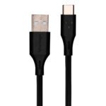 Cable Vorago Cab-C01B Usb-Tipo C 1 Metro Carga Rapida Negro -
