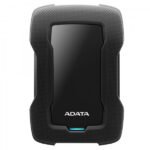 Disco Duro Externo Adata 5Tb - Usb 3.2 (Retrocompatible Con 3.0 Y 2.0). Carcasa De Silicona Que Absorbe Impactos. Negro.  Ahd330-5Tu31-Cbk