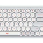 Kit Logitech Pop 920-013055 Teclado Y Mouse Bluetooth Color Gris Y Naranja. -