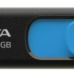 Memoria Usb Adata Uv128 - Negro, 64 Gb, Usb 3.2 (Retrocompatible Con 3.0 Y 2.0), 100 Mb/S, 40 Mb/S
