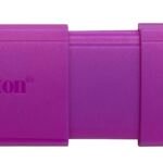 Memoria Usb Kingston Datatraveler Exodia M 64Gb 3.2 Gen 1 Retráctil Morado Neon -