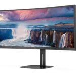 Monitor Aoc Curvo  Modelo Cu34V5Cw/Bk  Brillo 300Cd/M2 (Mprt) Tiempo De Respuesta 4Ms -