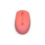 Getttech Mouse Inalambrico Colorful - Rojo, Ergonomico, Gel De Silicona, 2 Botones 1 Scroll, Resolucion Hasta 1600Ppp, Mod. Gac-24405R