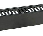 168458 Organizador Cables 19" - Con Tapa Plastico