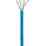 Bobina De Cable De Red Utp - Solida, 704670, Aluminio Con Recubrimiento De Cobre (Cca), 305M, Cat 6, Color Azul, 4 Pares, 23Awg