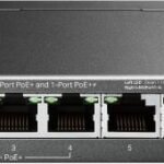 Switch Gigabit De Sobremesa De 6 Puertos Con Poe+ De 3 Puertos Y Poe++ De 1 Puerto -