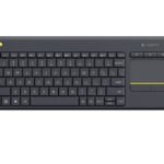 Wireless Touch Keyboard Logitech K400 Plus - Negro, Inalámbrico