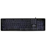 Teclado Alámbrico Slim Pc-201304 Perfectchoice Con Iluminación Blanca  Backlight -