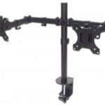 461528 Soporte Universal Para 2 Monitores Con Brazos De Doble Articulación - Soporta Monitores De 13