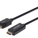 153188 Cable Displayport Macho A Hdmi Macho - 3 M; Resoluciones De Video Full-Hd Hasta 1080P A 60Hz