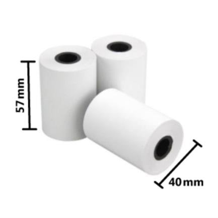 ACCNEX390_full.jpg Rollo De Papel Nextep Térmico Ne-528 57X40 Mm C/10 Piezas Gramage 55 Y Largo 14M+5 Impresión Color Negro - - Image 1