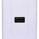 Tapa - Faceplate De 1 Panel Con Jack Hdmi Hembra - Universal, Standard, Blanco, Brobotix 163225