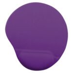 Mouse Pad - C/ Almohadilla Tipo Gel, Morado, Antiderrapante, Monótono, 24.5*21.5*0.2 Cms, Brobotix  500074M