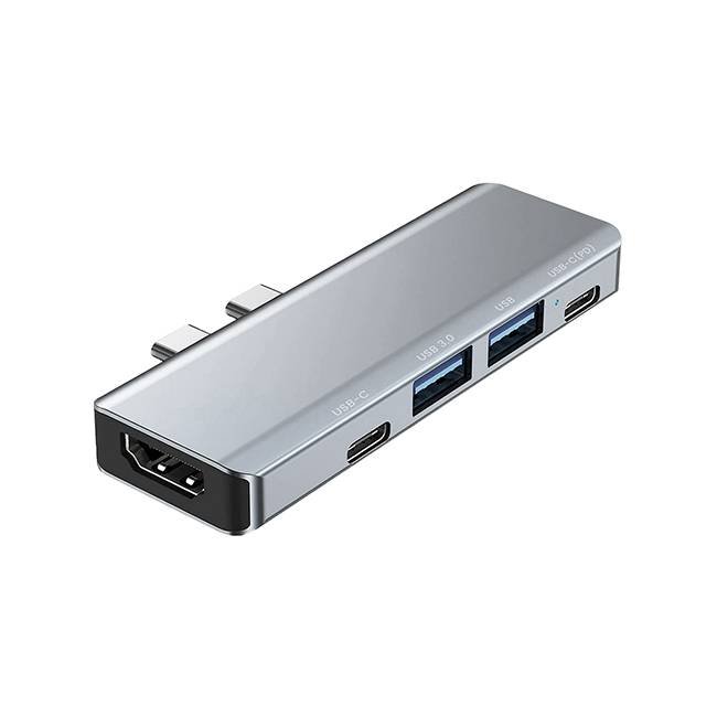 ACCUBA230_full.jpg Dockstation 5 En 1 Ubp Ub52 Hub Adaptador Urban Balance Con 5 Entradas. Entradas Hdmi - Usb A Y Tipo C. Carga Máxima Pd De 100W. Especial Para Macbook / App - Image 1