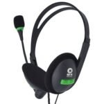 Diadema Con Micrófono Brobotix 651428 - Diadema, Negro, 2 M