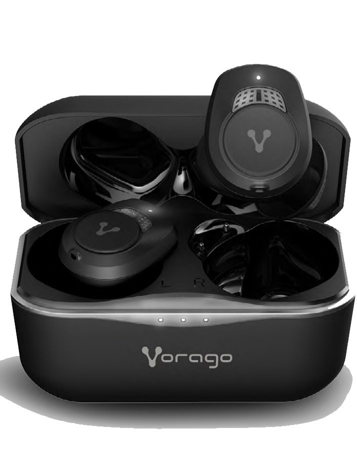 BOCVGO1600_full.jpg Audifonos Earbud Vorago Premium Esb-600-Anc. Cancelación De Ruido / Noise Cancelling Tws Ipx5 21Hrs Control Táctil 590Mah - - Image 1