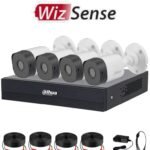 Kit De Videovigilancia Dahua 4 Canales Kit De 4 Ch 1Mp Kitxvr1B04-I/T/4-B1A11N -