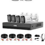Saxxon Sua-Kit/Xvr1E04-I/4-B20M-0280B-Kit De 4Canales Hdcvi 1080P/4 Cámaras B20M De 2.8Mm  100°/Dvr Soporta Hasta 5 Canales Ip Y Detección De Movimien -
