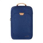 Backpack  Eco Hero Techzone De 15.6 - 2 Compartimientos, 1 Acolchado Para Laptop, Color Azul, Garantia Limitada De Por Vida.