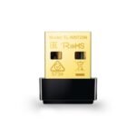 Adaptador Usb Nano Tp-Link Inalámbrico Tl-Wn725N - Usb, 150 Mbit/S, Negro